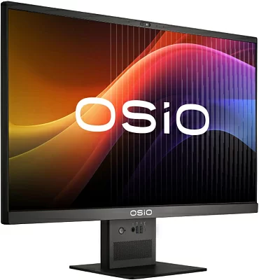 Моноблок Osio BaseLine B240i-006b 23.8" Full HD i5 1155G7 (2.5) 16Gb SSD512Gb Iris Xe Windows 11 Professional 64 GbitEth WiFi BT 84W Cam черный 1920x1080 (RUS)