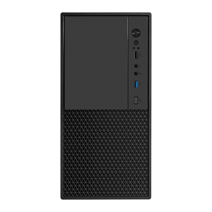 Корпус Minitower ExeGate BAA-308MUC (mATX, без БП, 1*USB+1*USB3.0+1*TypeC, HD Audio, черный) EX299077RUS