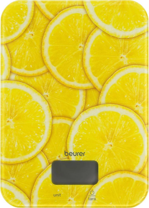 Весы кухонные BEURER KS19 lemon,  рисунок