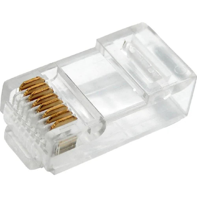 PROconnect 06-0081-A2 Разъем сетевой LAN на кабель, штекер 8Р8С RJ-45 , под обжим, 2шт