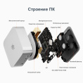 Мини-компьютер Beelink SER9 AMD Ryzen AI 9 HX 365, RAM 32 ГБ, SSD 1000 ГБ, AMD Radeon 890M, серебристый BL/Ryzen_AI_9HX365,32/1TB/Milky Grey