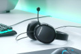 Гарнитура игровая SteelSeries Arctis 1,  для компьютера и игровых консолей, мониторные,  радио, черный [61512]