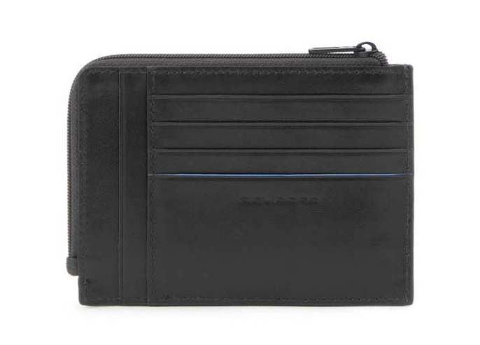 Портмоне Piquadro Blue Square Revamp, кожа натуральная, черный [pu1243b2vr/n]