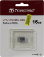 Флеш карта microSD 16GB Transcend microSDHC Class 10 UHS-1 U1, без адаптера , TLC TS16GUSD300S