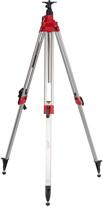 Штатив Milwaukee TRP300 4932493200 для лазерного нивелира, резьба 5/8", диапазон выдвижения до 2.95 м, диапазон возвышений 1.10 м, плечевой ремень, алюминиевая рама и стальные ножки