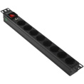 5bites PDU819A-07 Блок розеток 8S / AL / SWITCH / 1U / 19"