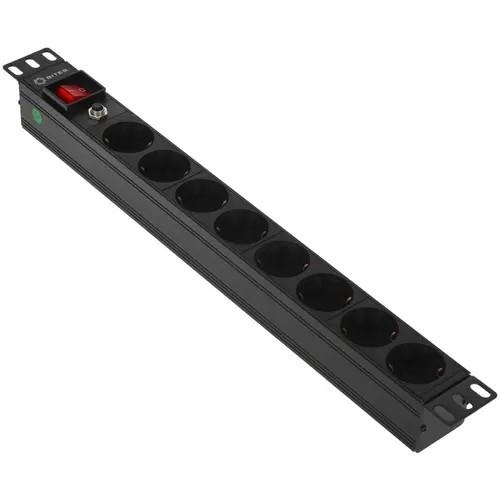 5bites PDU819A-07 Блок розеток 8S / AL / SWITCH / 1U / 19"