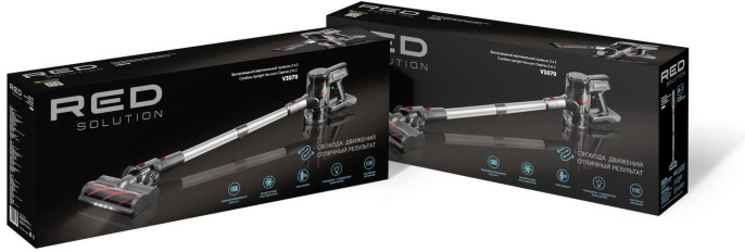 Ручной пылесос handstick RED solution V3070, 350Вт, черный/серый