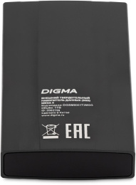 Накопитель SSD Digma USB3.2 Gen2x2 1TB DGSM8001T2MGG MEGA X 1.8" темно-серый