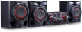 Музыкальный центр LG XBOOM CJ45, 720Вт, с караоке, Bluetooth, FM, USB, CD, черный,
