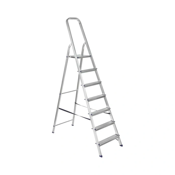 Алюминиевая стремянка Topfort 7 ступеней 1688088