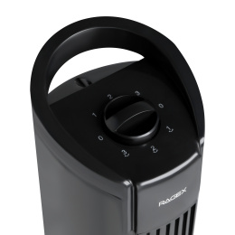 Колонный напольный вентилятор RAGEX R1204-000, 3 скорости, 50 Вт, черный