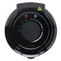 Электрическая вафельница RAGEX R701-000 для рожков, 750 Вт, черный