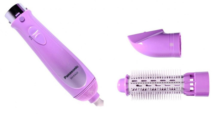 Фен-щетка Panasonic EH-KA22 600Вт фиолетовый/белый EH-KA22-V865