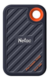 512ГБ Внешний диск SSD NETAC ZX20 NT01ZX20-512G-32BL, USB-C, запись - 1800МБ/с, чтение - 2000МБ/с, синий