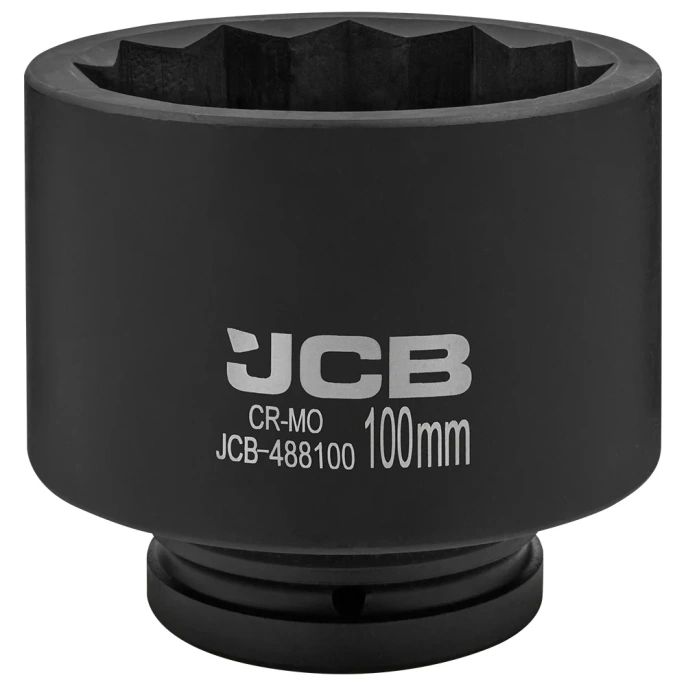 Головка ударная 12-гранная JCB 100 мм, 1''DR JCB-488100(61704)