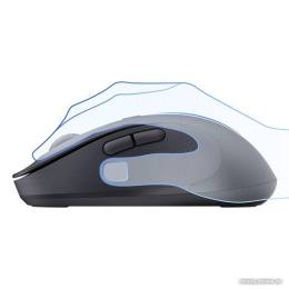 Мышь Baseus B01055505111-01 Ergonomic; без батареек, рабочее расстояние 10м, совместимость с Windows, Harmony OS, Apple OS, Linux, Vista; Cluster Black