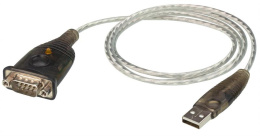 Адаптер ATEN UC232A1-AT, USBRS232, А-тип DB9, Male, USB low-speed/скорость передачи данных до 921.6 Kbps, шнур 1 м., для подключения COM-устройств к компьютеру