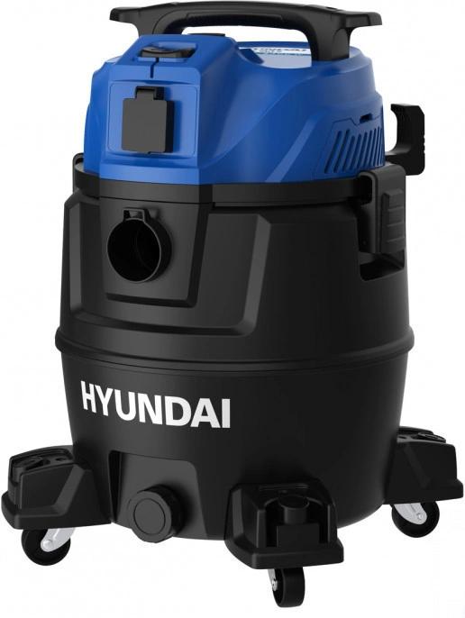 Строительный пылесос Hyundai HYV 3013 1300Вт уборка: сухая/сбор воды черный