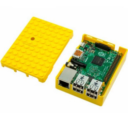 Корпус ACD RA185 Yellow ABS Plastic Building Block case for Raspberry Pi 3 B CBPIBLOX-YEL 494408