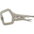Зажим ТУНДРА ручной, точечный захват, подвижные губки, с фиксатором, 220 мм 7398555
