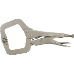 Зажим ТУНДРА ручной, точечный захват, подвижные губки, с фиксатором, 220 мм 7398555