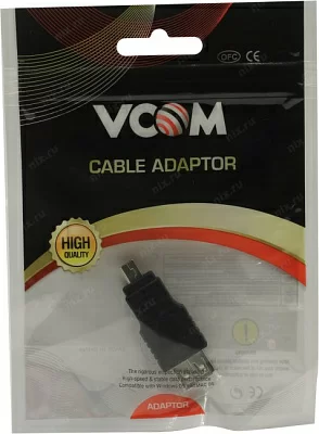VCOM CA411 Переходник USB AF - miniUSB BM