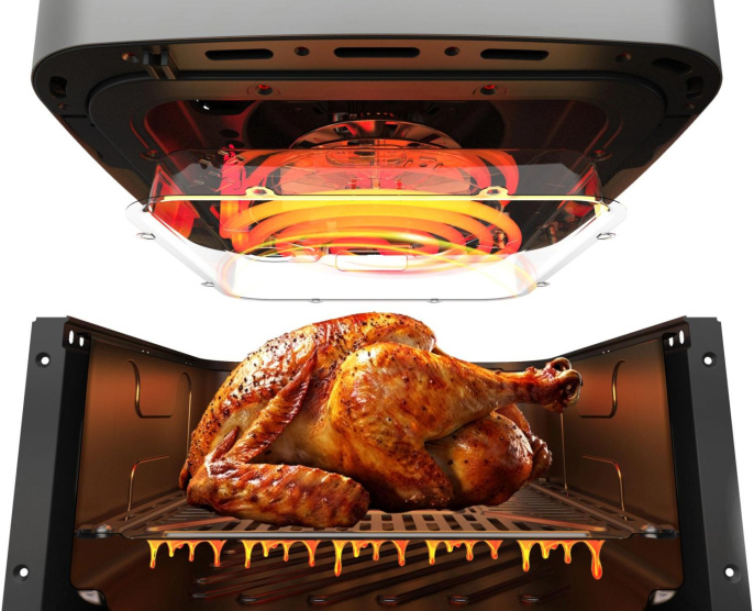 Аэрогриль Vitek VT-AF2001 6л 2100Вт серый/черный