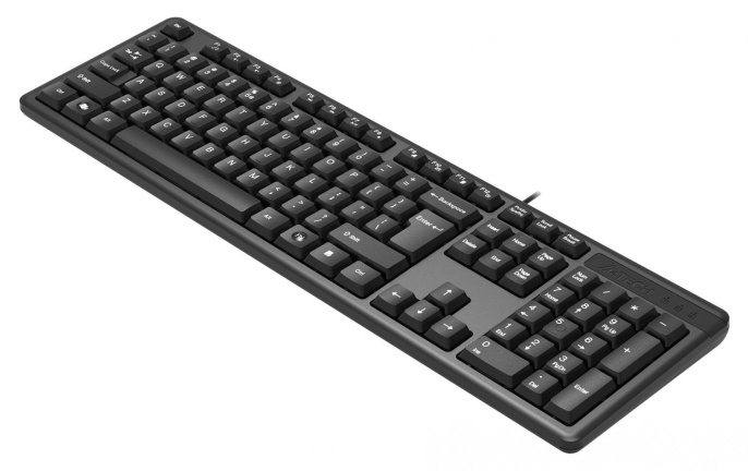 Клавиатура A4TECH KK-3, проводная, USB, мембранная, черный [kk-3 usb black ]
