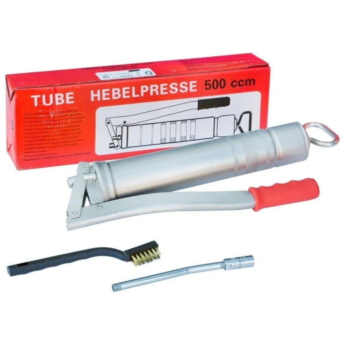 Шприц для густой смазки Дали-Авто рычажно-плунжерный, 500 гр, под тубу DA-NP282