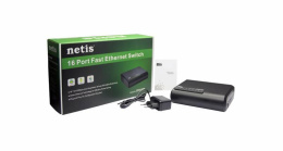Коммутатор Netis ST3116P, неуправляемый