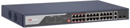 Коммутатор Hikvision DS-3E0326P-E C L2 24x100Мбит/с 2x1Гбит/с 2SFP 24PoE 370W неуправляемый