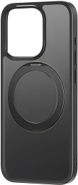 Чехол для телефона Baseus P60161006101-03 SkyRing Series 360° для iPhone 15 Pro Max, с магнитным кольцом-подставкой, Frosted Black защитнное стекло в комплекте