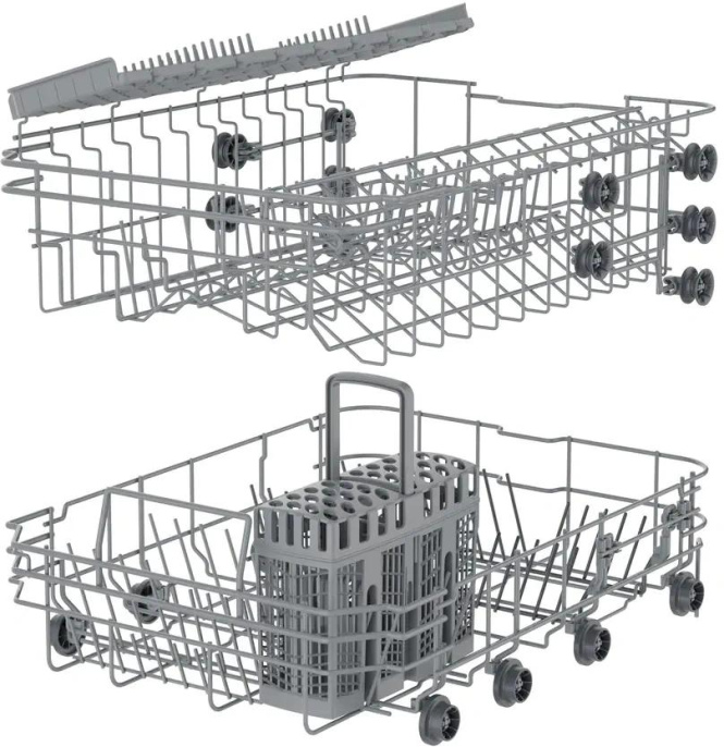Посудомоечная машина встраив. Gorenje GV522E10WE 1760Вт узкая серебристый