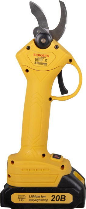 Секатор контактный EUROLUX 70/13/140 малый желтый