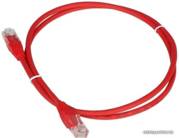 Патч-корд Lanmaster TWT-45-45-0.5-RD UTP RJ-45 вил.-вилка RJ-45 кат.5E 0.5м красный ПВХ (уп.:1шт)