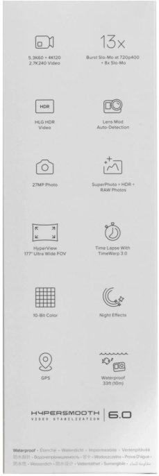 Экшн-камера GoPro HERO 13 1xCMOS 27.6Mpix черный