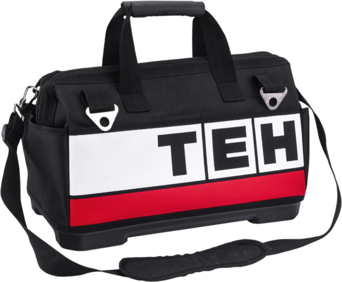 Сумка для инструментов TEH TTB17 (объем: 25 л, мах нагрузка: 50 кг, наплечный ремень, количество секций: внутри 6, снаружи 8, габариты: 42*23*29 см)