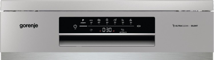 Посудомоечная машина Gorenje GS642E90X ( 2 корзины ),  полноразмерная, напольная, 59.9см, загрузка 13 комплектов, серебристая