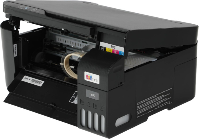 МФУ струйный Epson EcoTank L3210 103 C11CJ68405/C11CJ68403 A4 черный