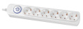Сетевой фильтр Ippon BK-6-EU-1.8-16-W, 1.8м, белый
