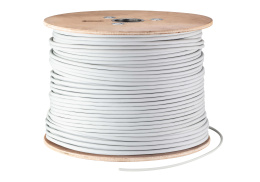 ATEN 2L-29330 Кабель, витая пара, внутренний, U/FTP, Cat 6a, жесткий, 4 пары, ПВХ, цвет cерый, 23AWG;сопротивление 9,38 Ом макс. /100 м;вносимые потери: макс. 45.3 дБ при 500 МГц/100 м