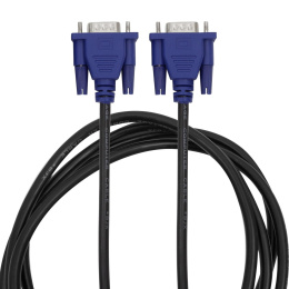 Bion Кабель VGA 15M/15M, экранированный, ферритовые кольца, черный, 1.8 м [BXP-VGA2-018]