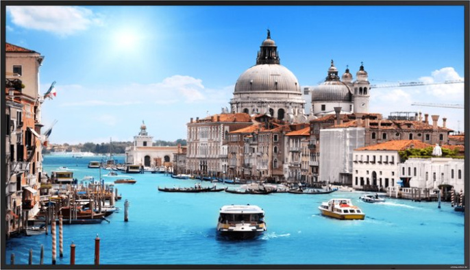 Монитор Dahua 54.6" DHI-LM55-S200 16:9, 60Hz, 6ms, LED, 1920×1080 FHD , 350cd, 1200:1, VESA 400×400mm, HDMI×1, VGA D-Sub ×1, USB multimedia×1, Audio in×1, RS232 RJ45 ×1