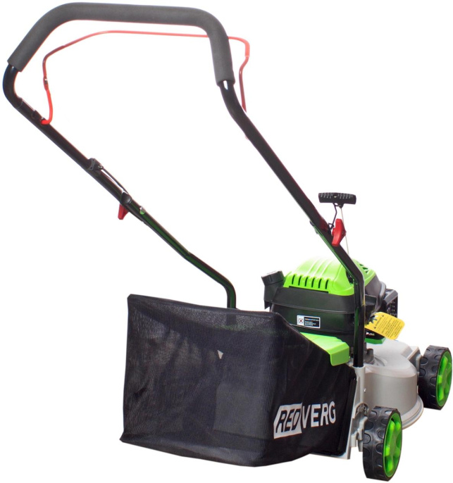 Газонокосилка бензиновая REDVERG RD-GLM40P,  40см, несамоходная
