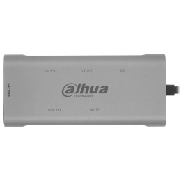 Концентратор Dahua 7-in-1 Docking station 7 in 1 USB 3.1 Type-C to USB 3.0 + HDMI + SD/TF + PD Docking Station DH-TC37