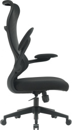 Кресло Cactus CS-MC505-BK черный сиденье черный сетка/ткань крестов. пластик
