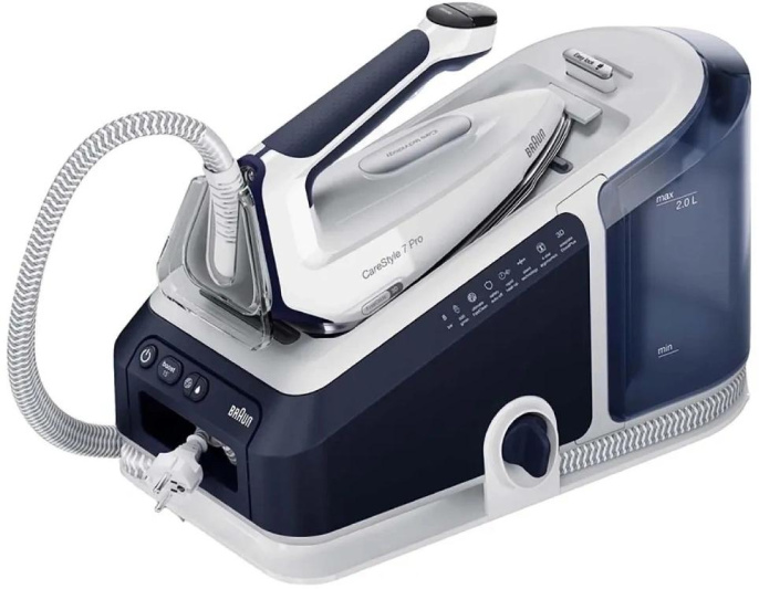 Парогенератор Braun CareStyle 7 IS7282BL,  синий / белый