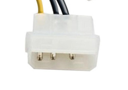Переходник питания PCI-Express 6pin ExeGate EX-CC-PSU-6 от 2х разъемов Molex IDE блока питания, 0,15м EX138937RUS