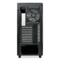 Корпус без блока питания Case HSPD F510, Panoramic Mid Tower, Black, TG, 0.5 SPCC, 3x120mm ARGB Orbis F1 ATX, mATX, mITX 180/280/160mm 1x2.5", 1x3.5", 7xPCI 2xUSB-A 3.0 356x218x467mm (F510-TGBK-ARGB)
